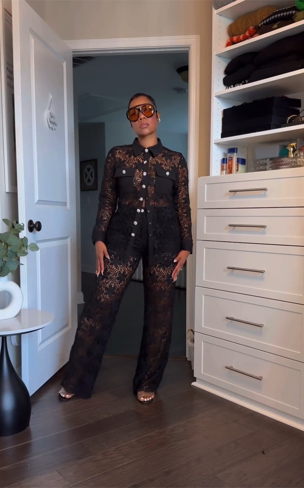 Charli Lace Pant Set (Multiple Colors) – Mahdera