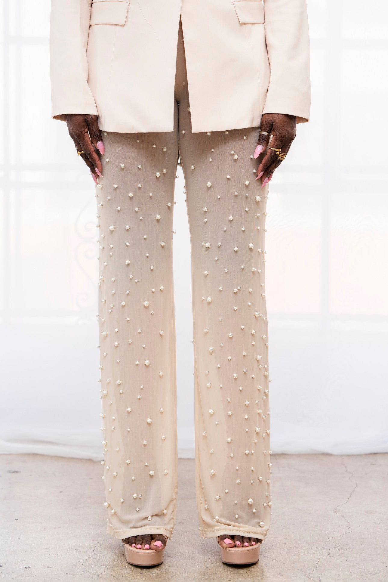 Krystal Pearl Pant Set – Mahdera