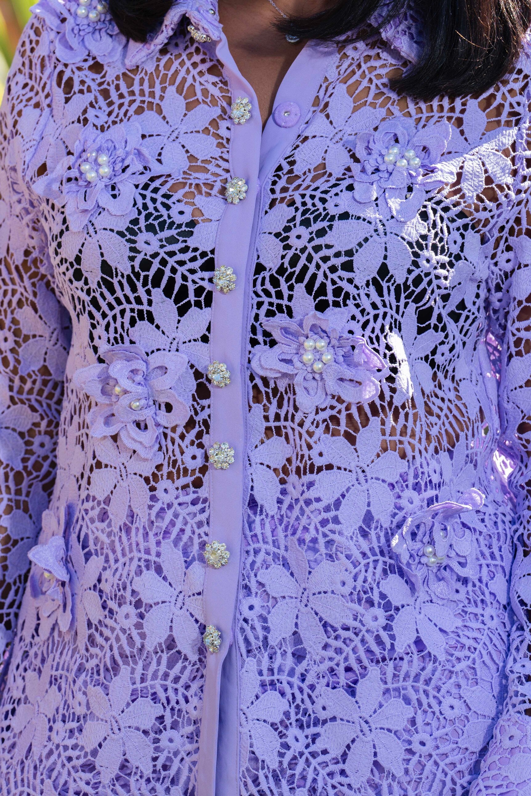 de / laceセレモニーロンパース（short） DE 新生児 退院着lace ベビー セレモニー ロンパース（short